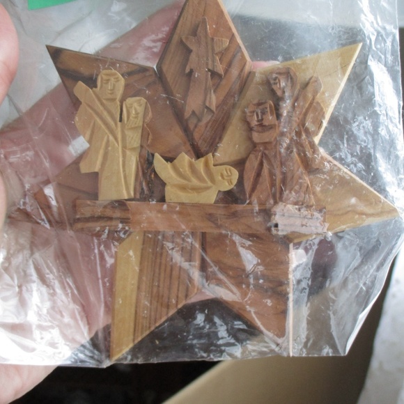 Holy Land Genuine Gradea Olive Wood Nativity Scene